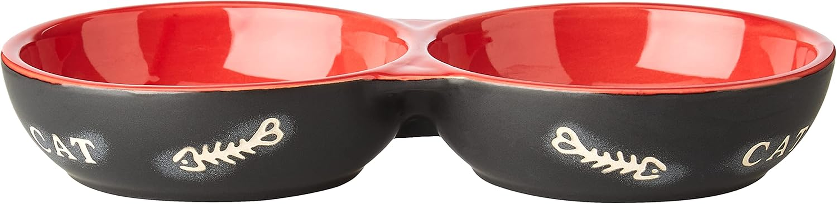 Nobby Cats Ceramic Double Bowl, 22.0 Cm image number 3