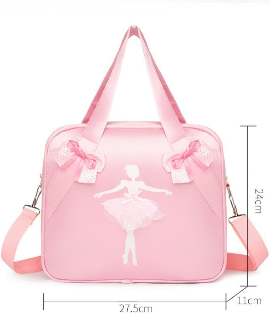 Generic Cute Ballet Dance Bag Ballet Dance Backpack Handbag for Sports Gymnastics Travel - Style B image number 2