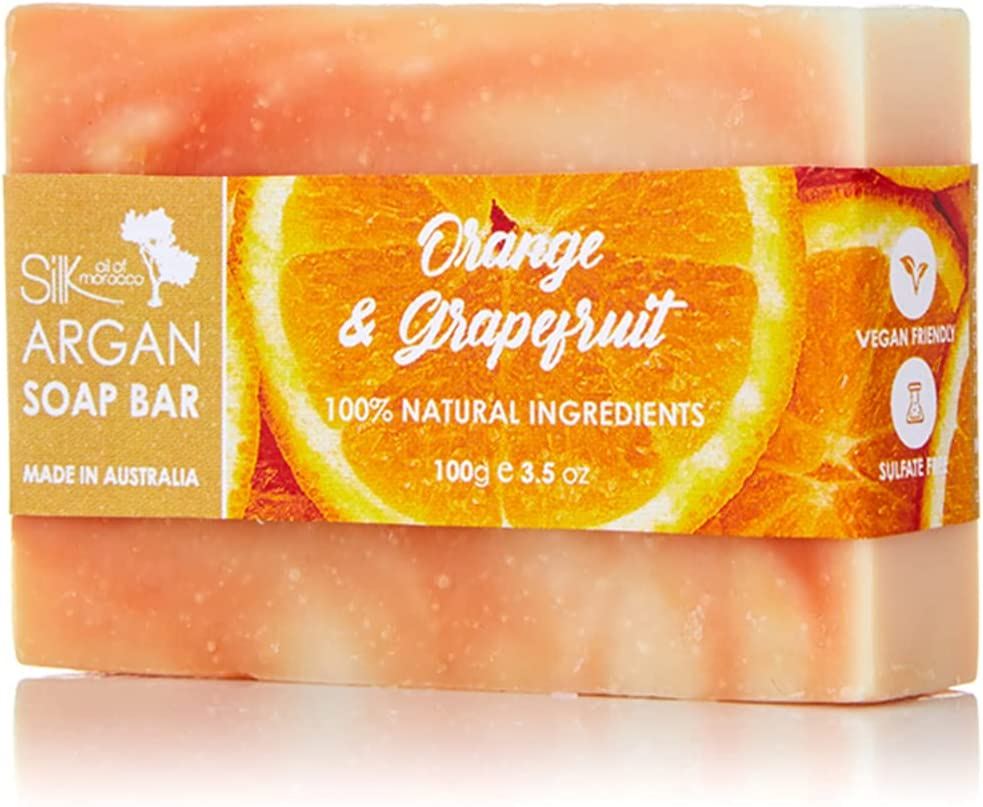 Silk Oil of Morocco Orange & Grapefruit Argan Soap Bar 100 G image number 3