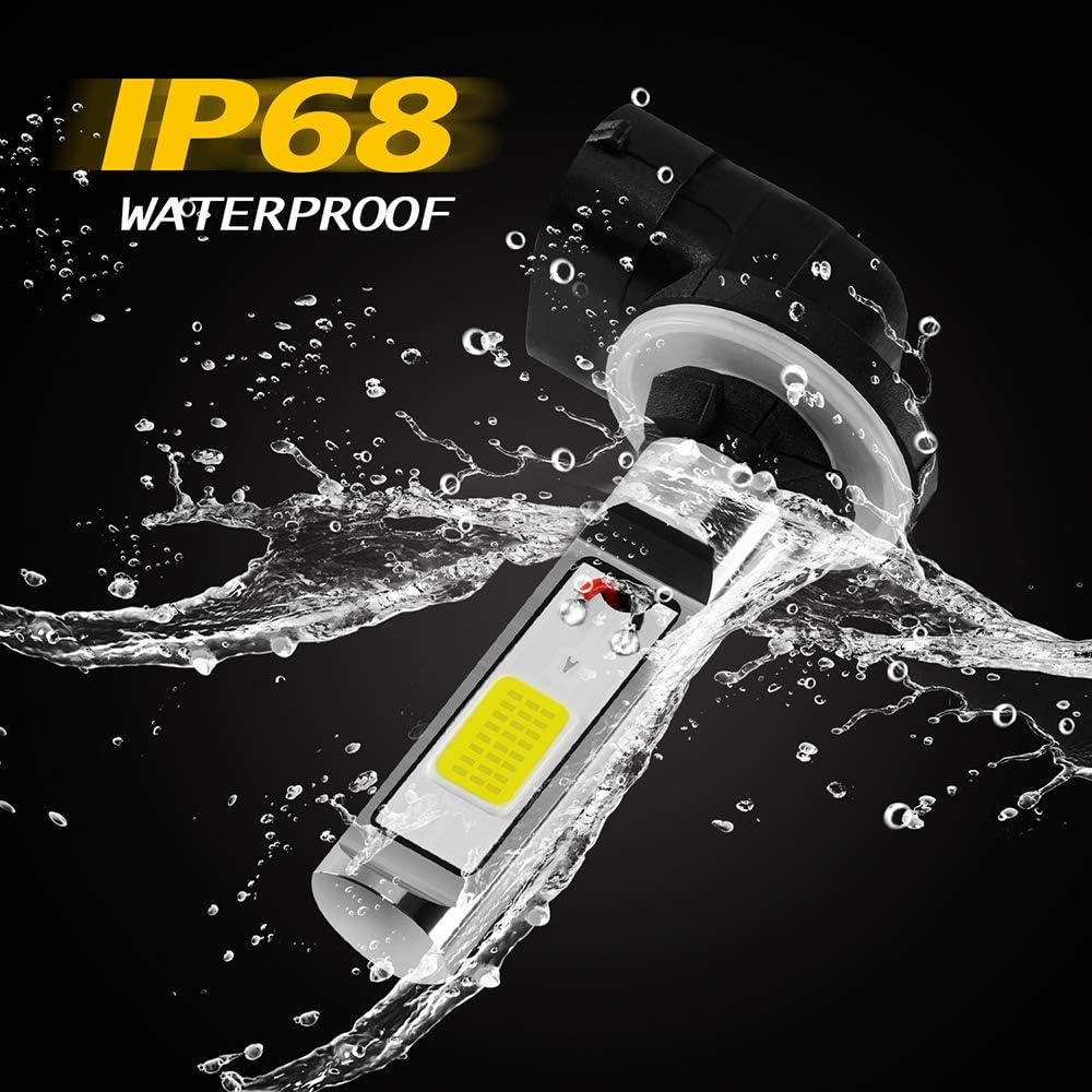 AUXLIGHT 881 889 886 894 862 896 898 LED Fog Light Bulbs 6000K Xenon White, Super Bright High Power COB Chips LED Fog Daytime Running Lights DRL Bulbs Replacement for Cars, Trucks (Pack of 2) image number 4