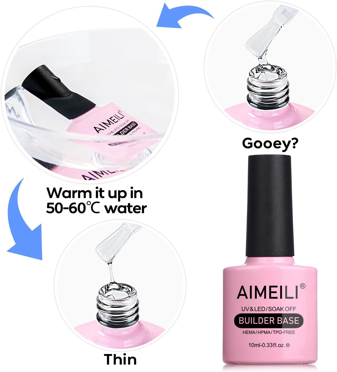 AIMEILI 5 in 1 Builder Base Gel image number 5