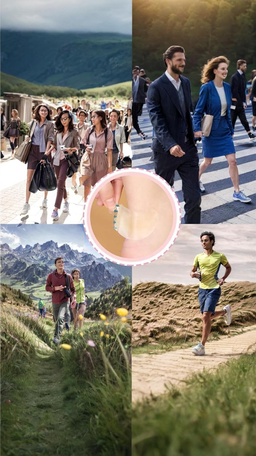 15 Pcs Heel Bandages for Blisters Gel Heel Sticker Anti-Abrasion Foot Sticker Bubble Sticker Gel Guard Skin Compeed Blister Mix Blister Treatment Patch Advanced Healing Blister Cushions image number 3