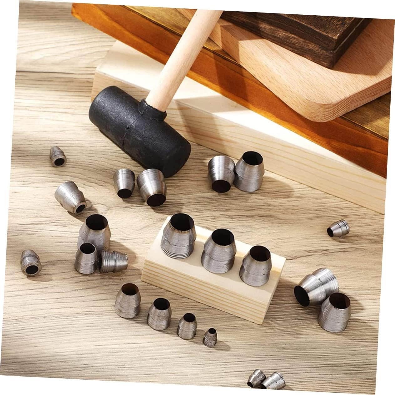 Veemoon 20Pcs Falling Reinforced Nails for Garden Tool Safety Handle Wedge Kit Conical Handle Iron Wedges Gardening Supplies Home Iron Connector Portable Tool image number 1