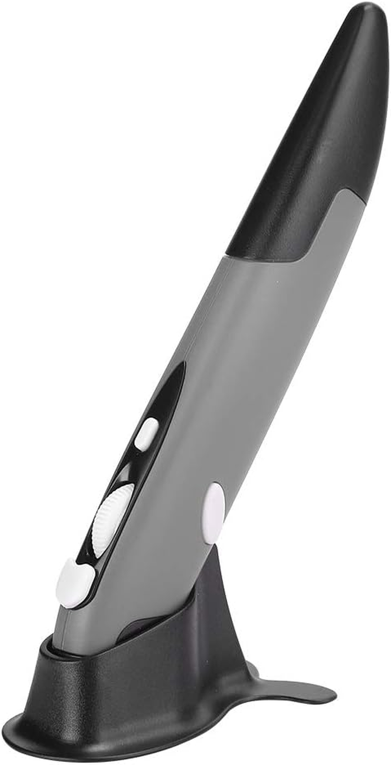 Ergonomic Mouse, USB Pen PC Parts Handwriting Mouse Pen Innovative Custom Vertical Mouse for Laptop, Computer(Red, PR-03)