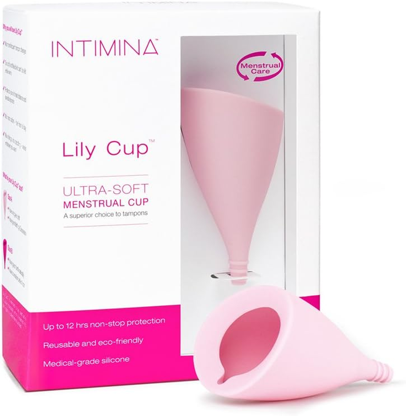 Intimina Lily Cup - Thin Menstrual Cup, Period Cup, Disposable Menstrual Cups with up to 8 Hours Use (Size A) image number 5