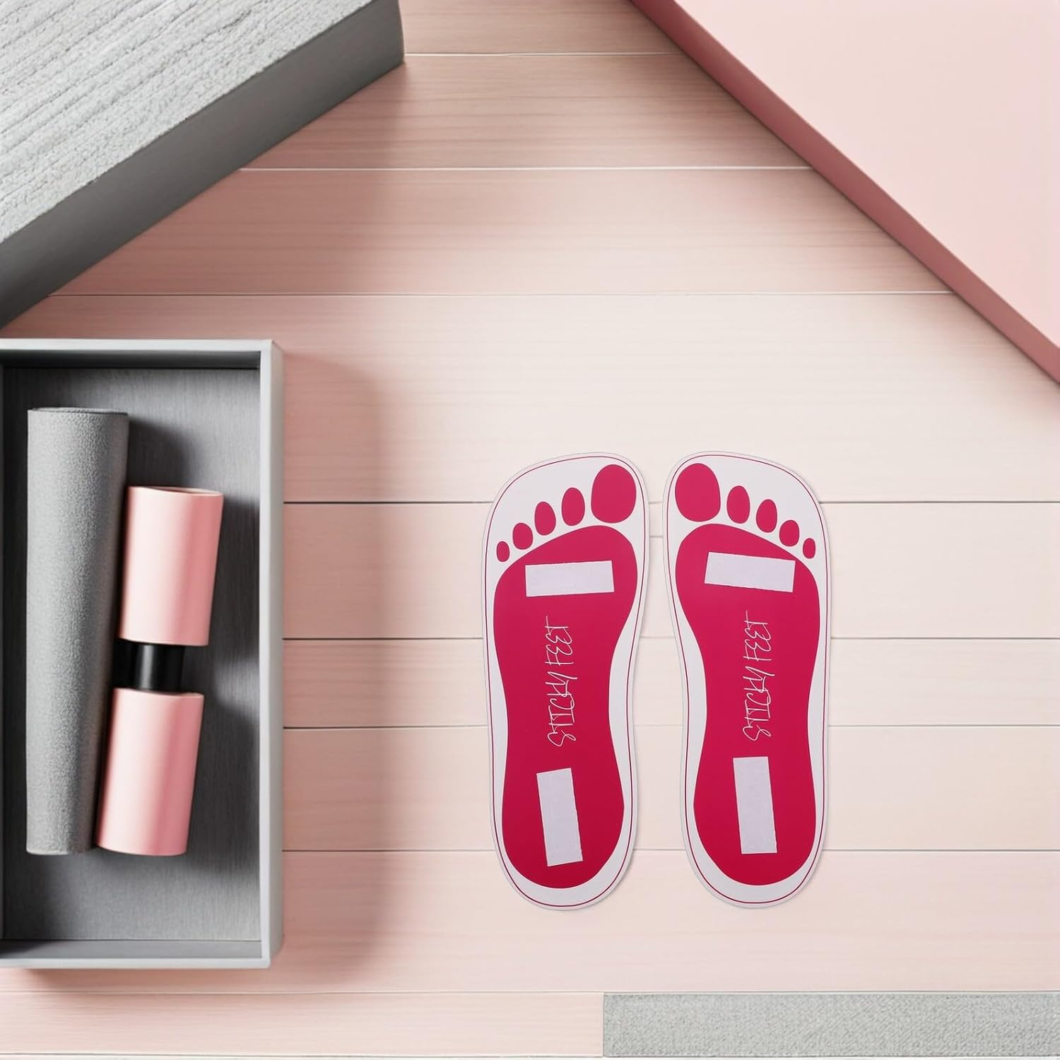 Healeved 25 Pairs Disposable Self-Tanning Foot Pads for Spray Tan Soles Sticky Feet Protectors for Salons and Mobile Professionals image number 6