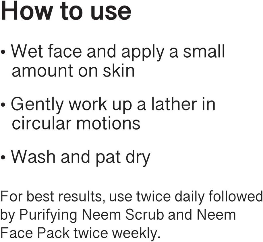 Himalaya Purifying Neem Face Wash, 100 Ml image number 3