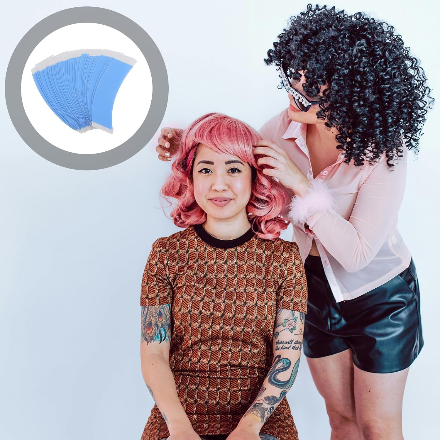 SHERCHPRY 1 Pack Professional Tape Double Stick Tape Hold Wig Tape Toupee Tape Hair Extension Tape Invisible Tape Walker Wig Tape Adhesive Tape Two Sided Tape Accessories Major