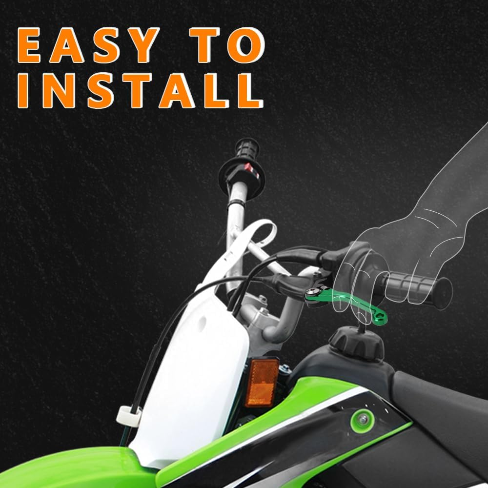 JFG RACING Motorcycle Brake Lever Folding Levers CNC for KLX 110 KLX110 KLX110L 2010-2023 Green image number 6