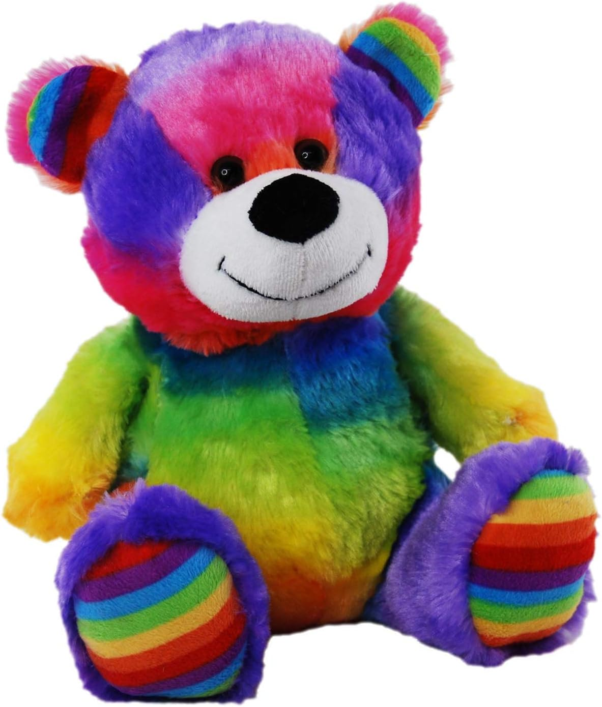 Elka Australia 76201-23C Jelly Teddy Bear Soft Plush Toy, Rainbow, 23 Centimeters