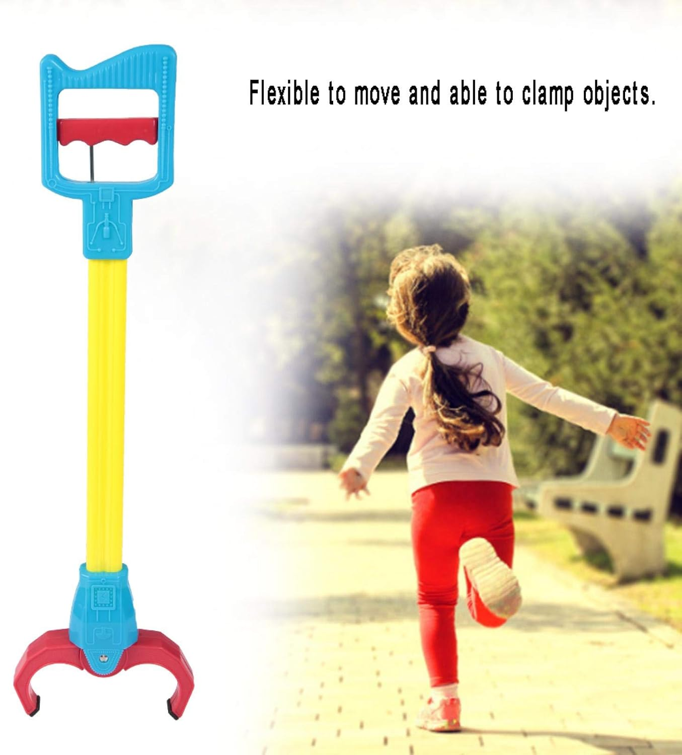 Grabber Toy, Interactive Toy Grabber, Pick up Toys Kids Claw Grabber for Home Player Amateur Traveller (Yellow) image number 3