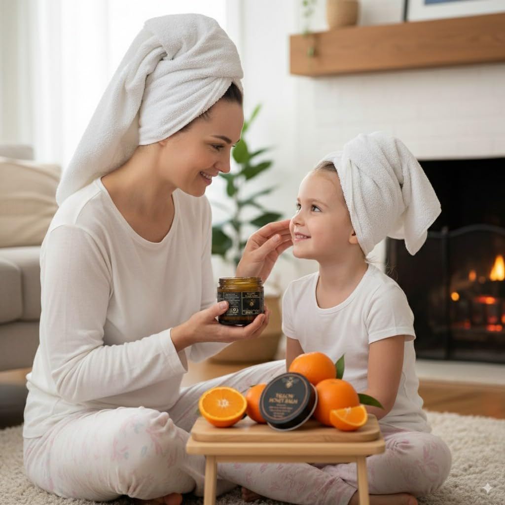 Organic Grass-Fed Beef Tallow Balm with Raw Honey - Moisturizing Cream for Soft, Smooth Skin - Handmade All-Natural Moisturizer (3.5 Oz/100 G, Unscented) image number 4