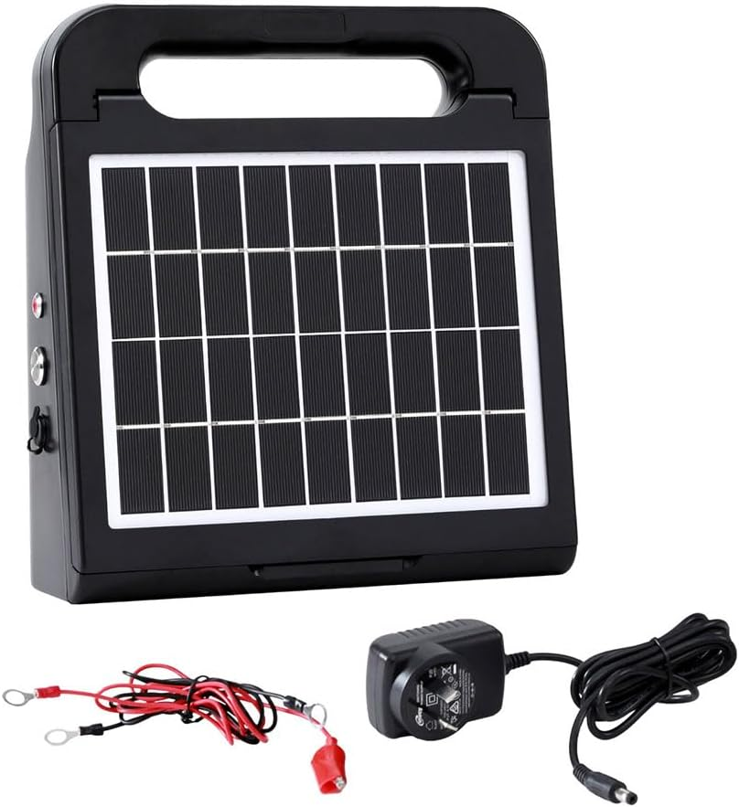 Giantz 5Km Electric Fence Energiser Solar Energizer Charger Farm Animal 0.3J image number 4