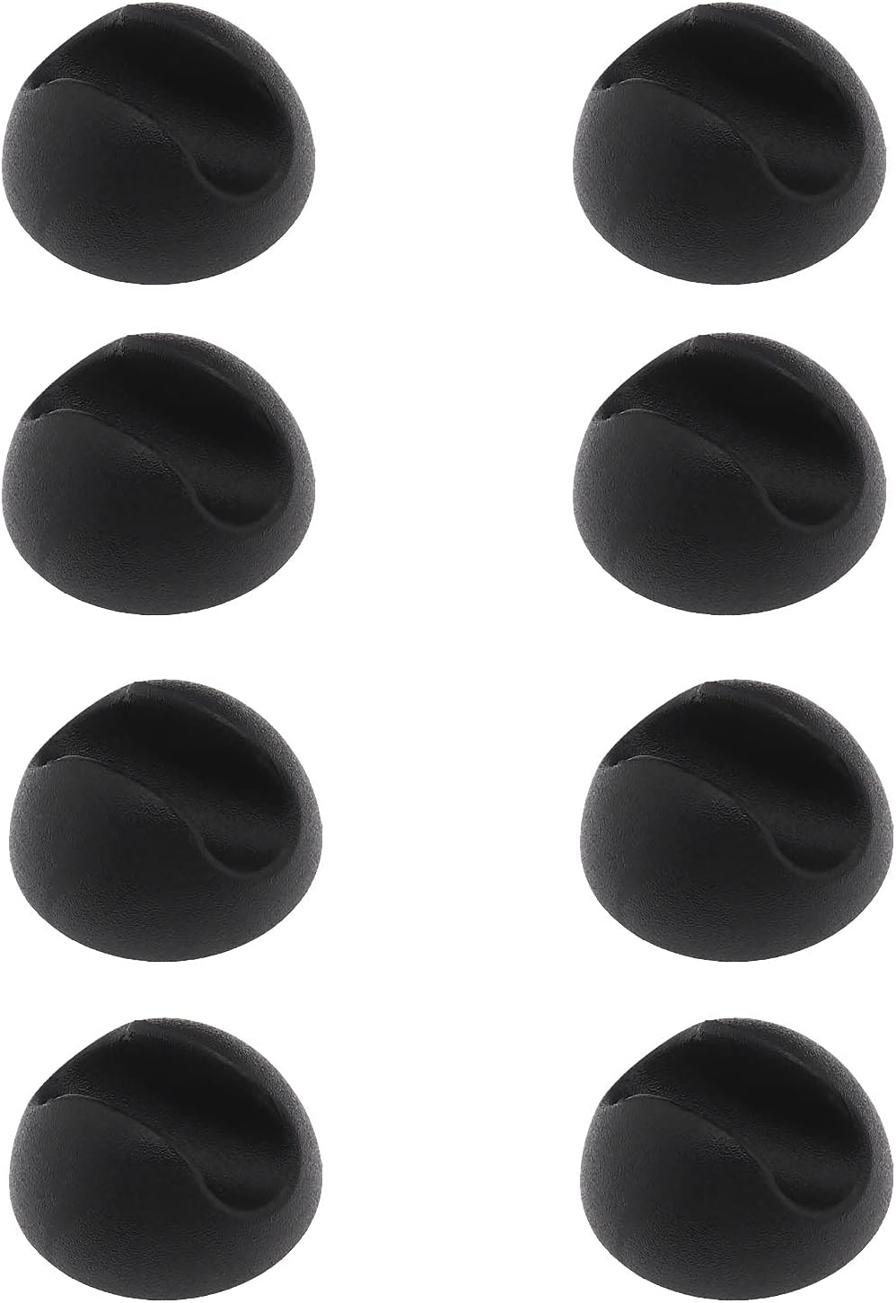 Emsea 8Pcs Hairpin Table Leg Floor Protector Feet Glide Tips Silicone Non Slip Black image number 4