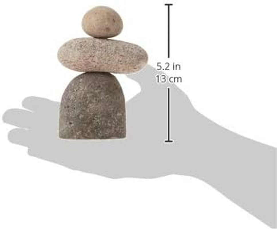 Ancient Graffiti Small 3 Stone Natural River Stone Cairn image number 2