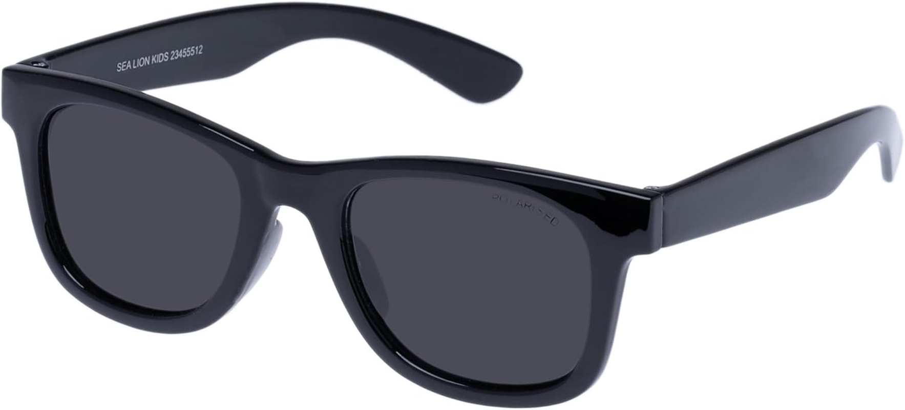 Cancer Council Male Sea Lion Junior Black D-Frame Sunglasses image number 1