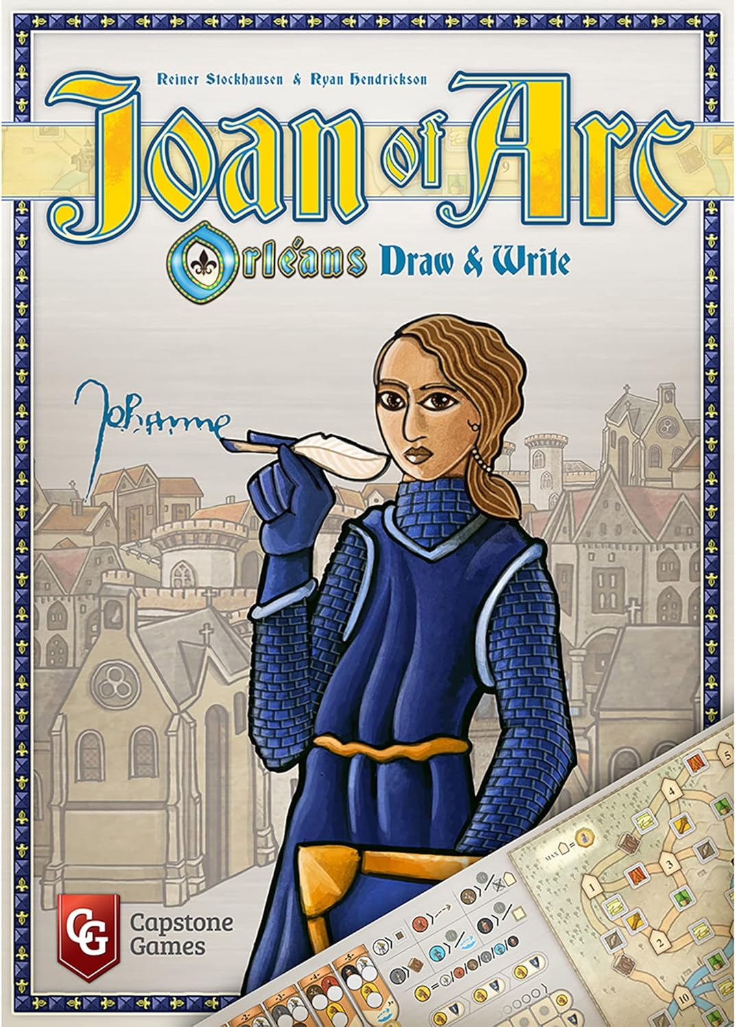 Joan of Arc - Orleans Draw and Write - Board Game image number 6