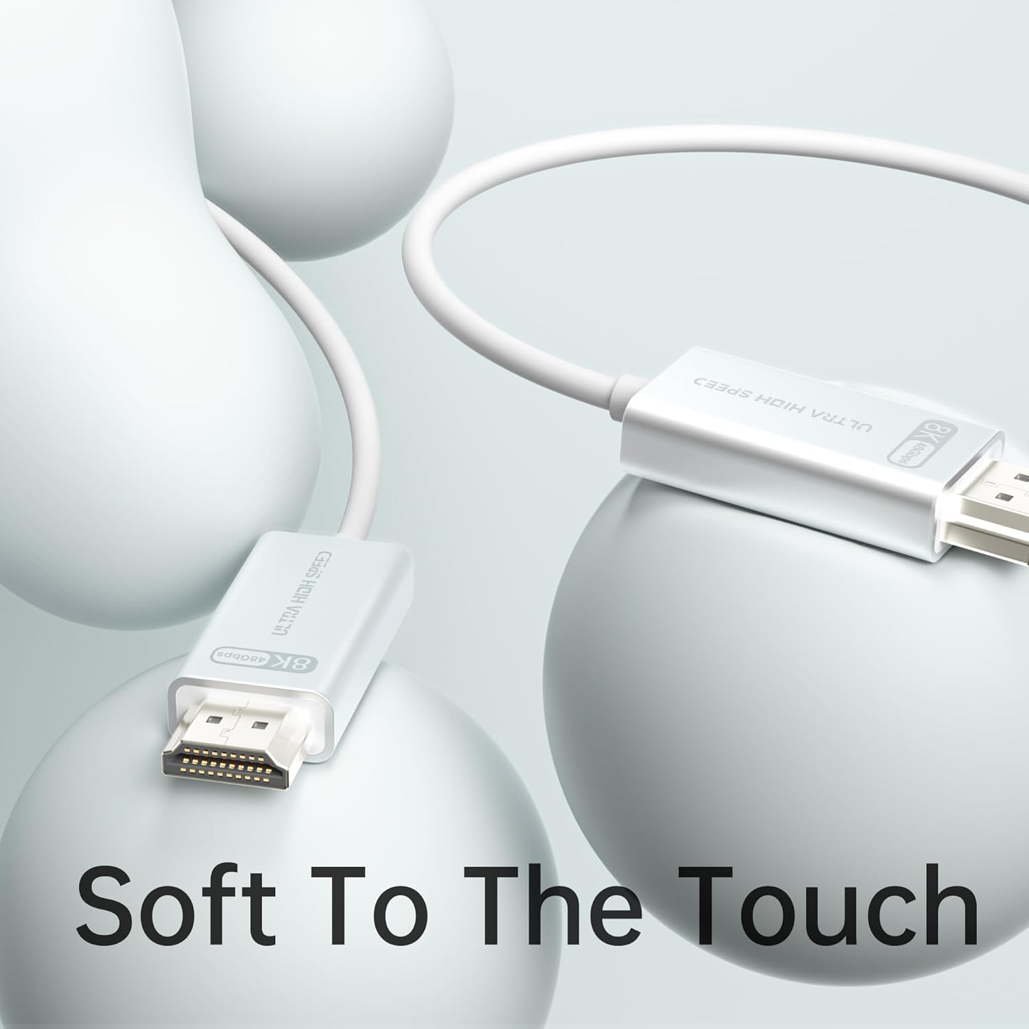 Huaham 8K Fiber Optic HDMI 2.1 Cable, HDMI Cable Ultra High-Speed 48Gbps, 8K60Hz & 4K120Hz, Support Earc, Dolby, HDCP 2.2&2.3