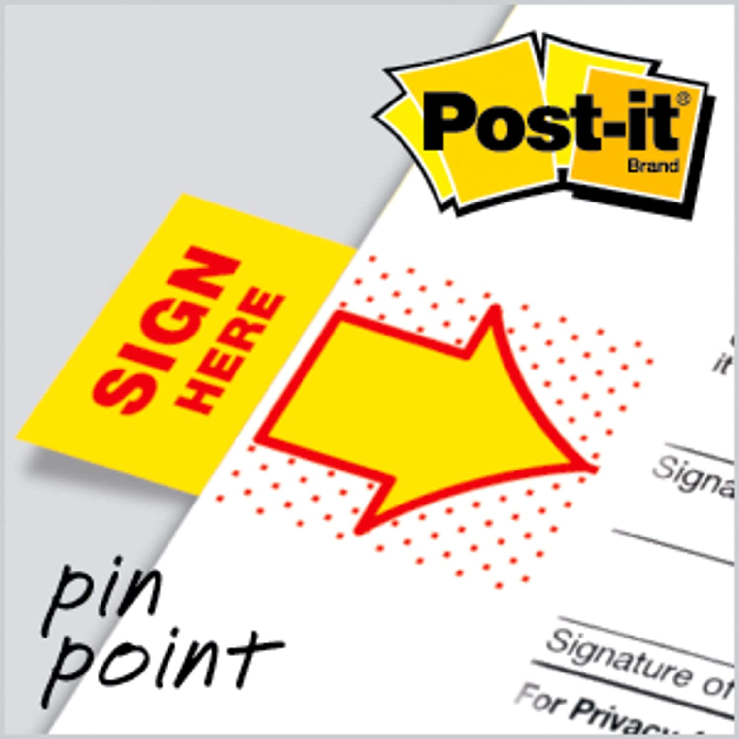 Post-It Flags Sign Here 25.4Mm X 43.2Mm 680-SH2 image number 3