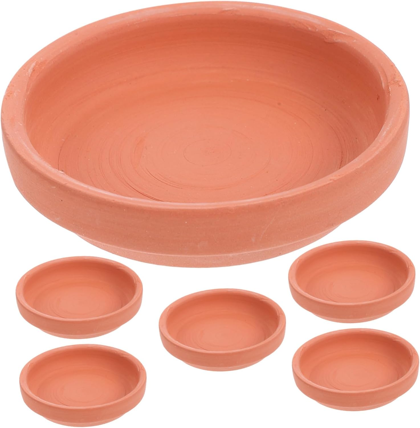 ORFOFE 6Pcs Pottery Plant Saucer Drip Tray for Potted Plants Water Catcher for Indoor and Outdoor Gardening Versatile and Stylish Flower Pot Base