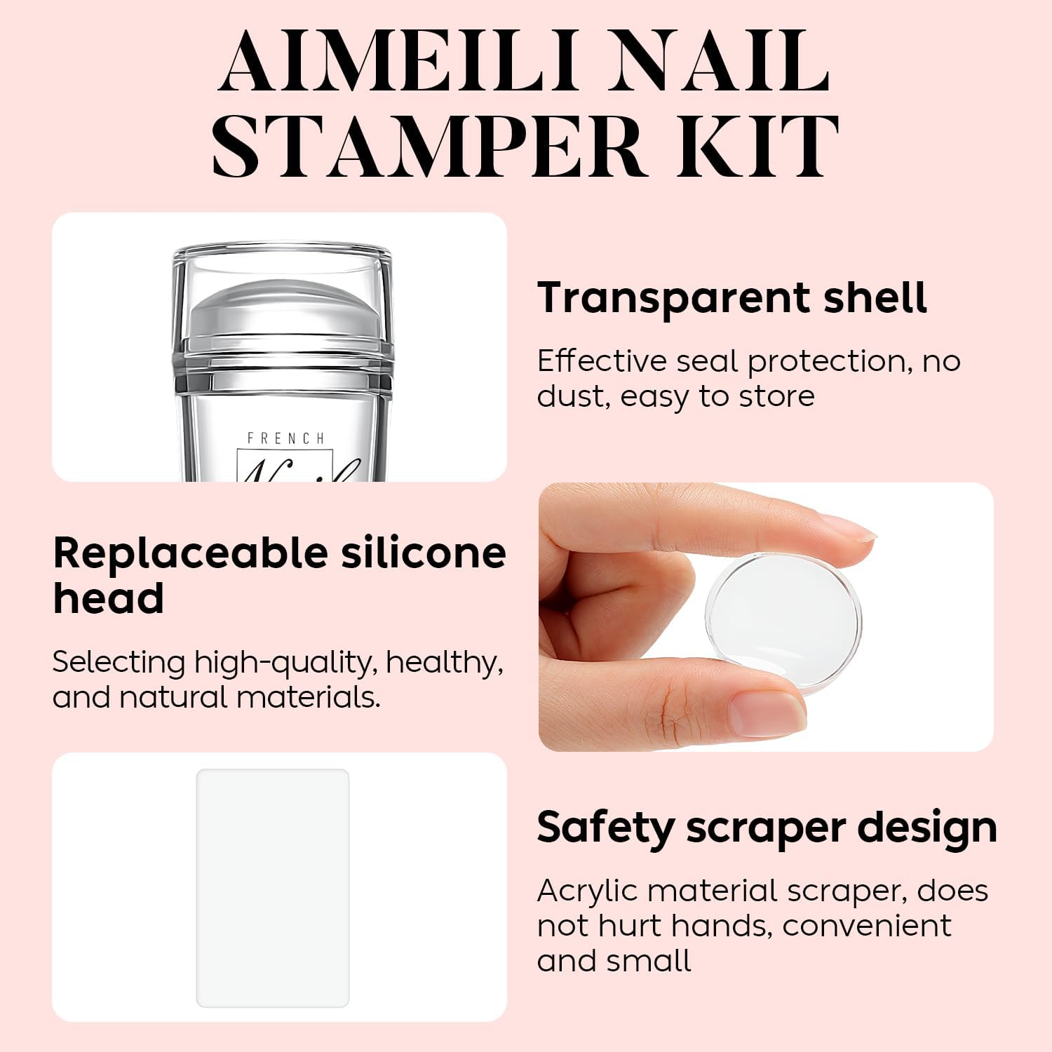 AIMEILI French Tip Nail Stamp image number 4