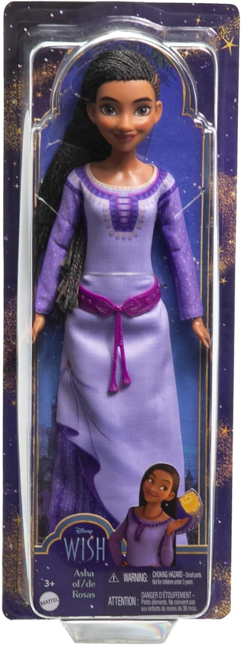Mattel Disney'S Wish Asha of Rosas Posable Fashion Doll with Natural Hair, Including Removable Clothes, Shoes, and Accessories image number 5