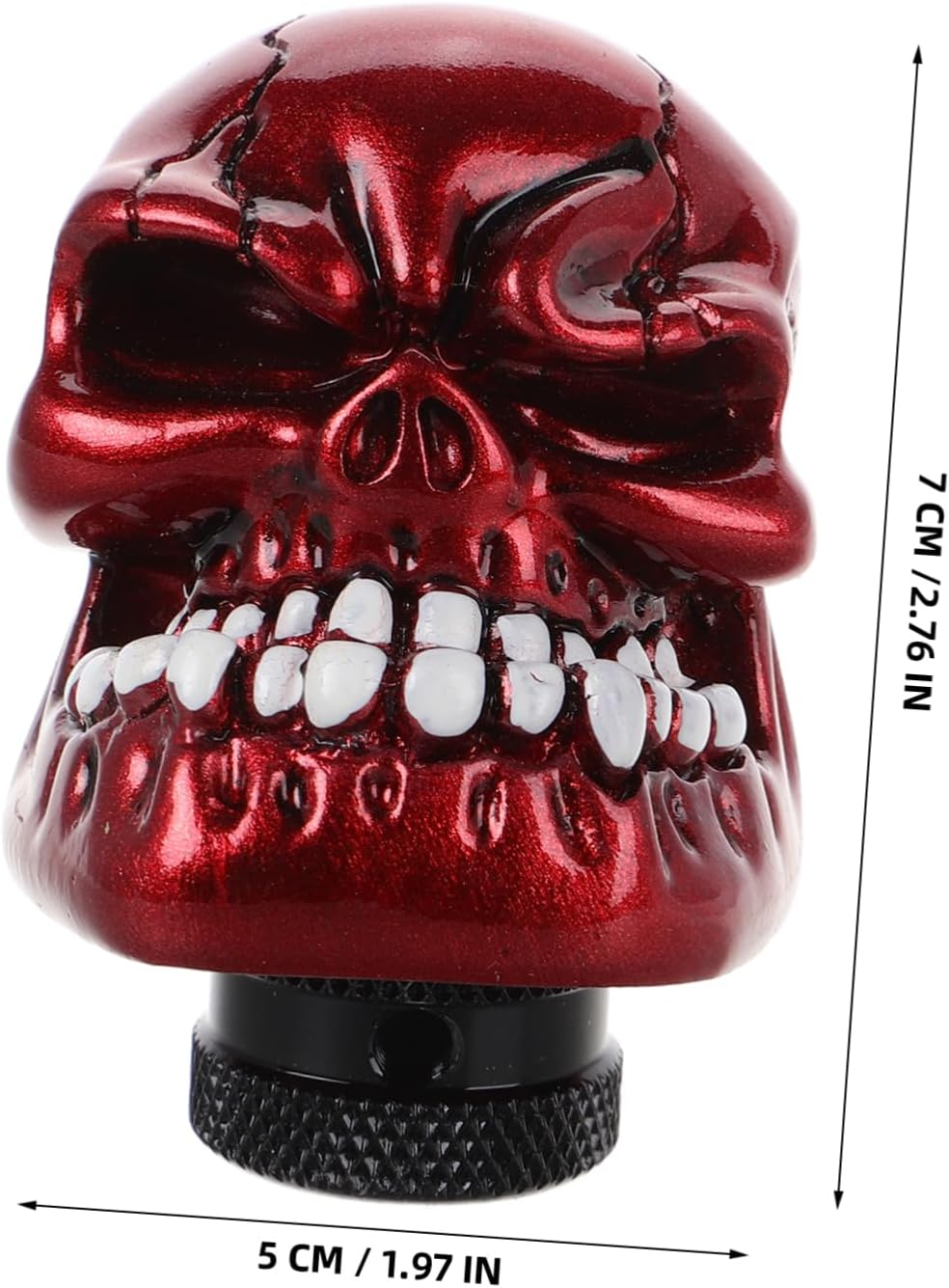 Gogogmee Skull Gear Shift Knob Unique Resin Shift Knob for Manual Car Automotive Accessory image number 6