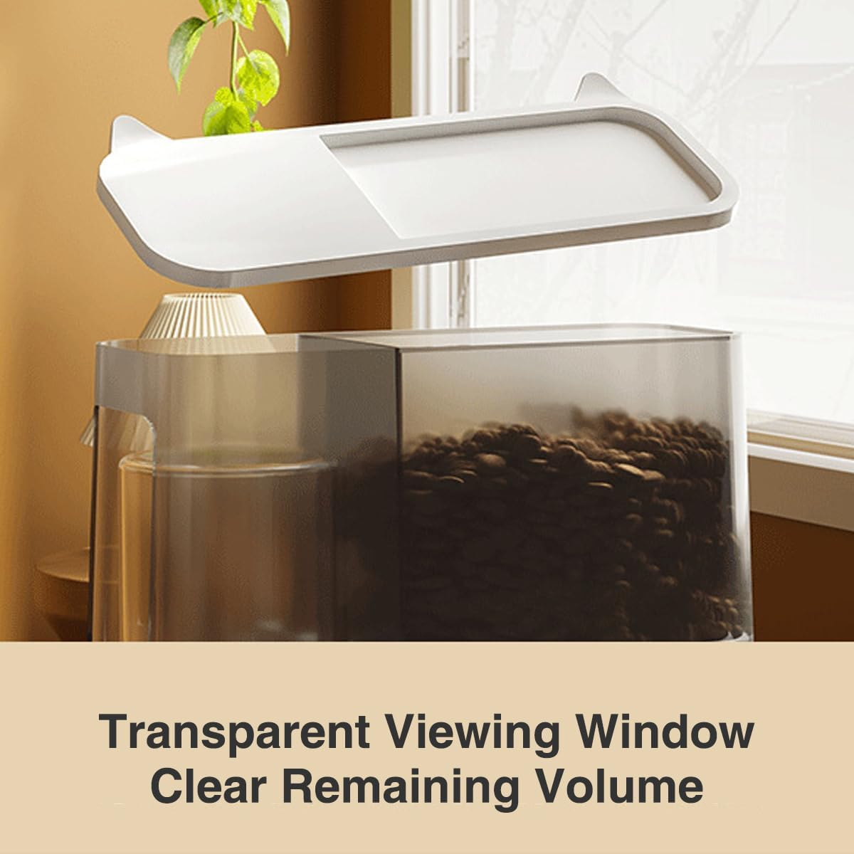 AIMALL 12X10X9.84 Inch Automatic Cat Feeder and Water Dispenser, 2.8L Food Storage, 1L Water Tank, Ceramic and Stainless Steel Bowls for Cats and Dogs