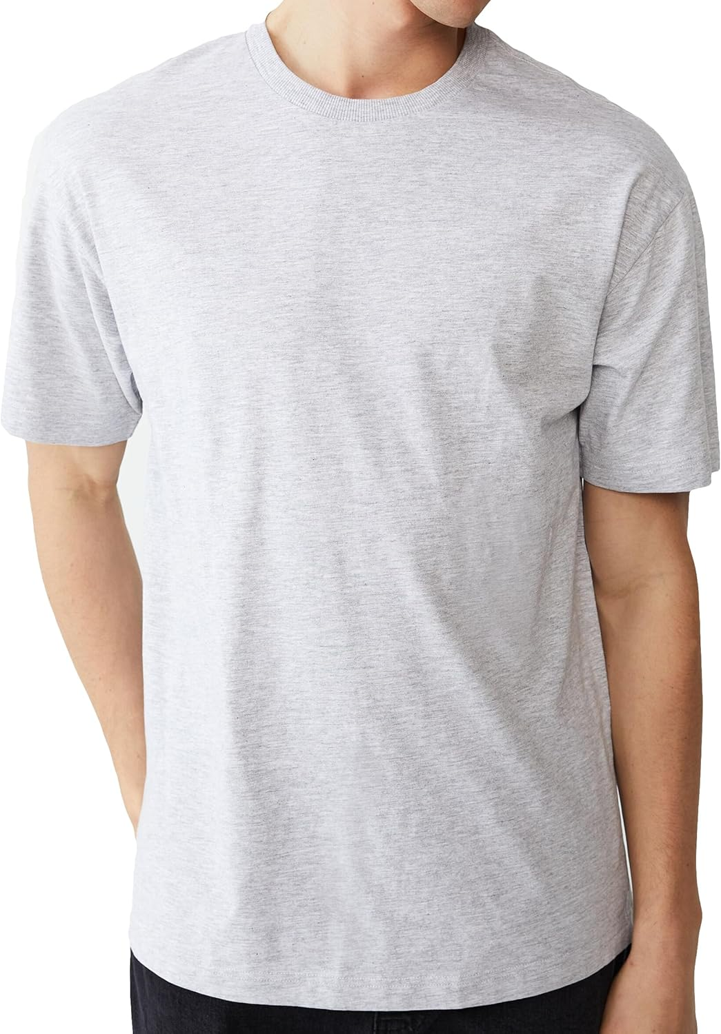 Adult 100% Cotton T-Shirt Unisex Men'S Basic Plain Blank Crew Tee Tops Shirts