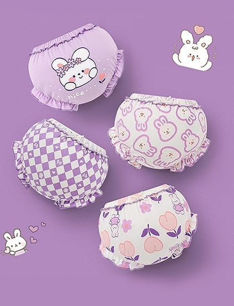 4 Pack Baby Potty Training Pants, Reusable Cotton Toddler Underwear, Unisex Waterproof Breathable Thick Absorbent Training Underpants for Boys and Girls, Fits Height 100Cm, 6M-6Y image number 6