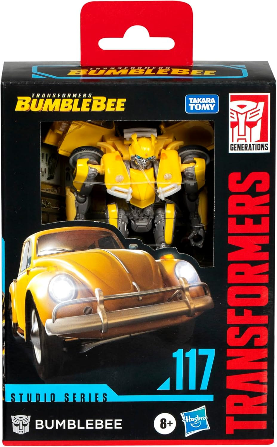 Transformers Toys Studio Series Deluxe Class Transformers: Bumblebee 117 Bumblebee 4.5-Inch Converting Action Figure, Robot Toy for Ages 8+ image number 2