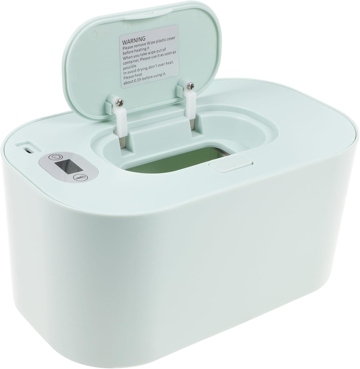 KOMBIUDA USB Portable Baby Wipe Warmer and Tissue Dispenser Wet Tissue Heater for Travel and Car Use, Portable Wet Wipes Warmer Temperature Control for Infant Care image number 1