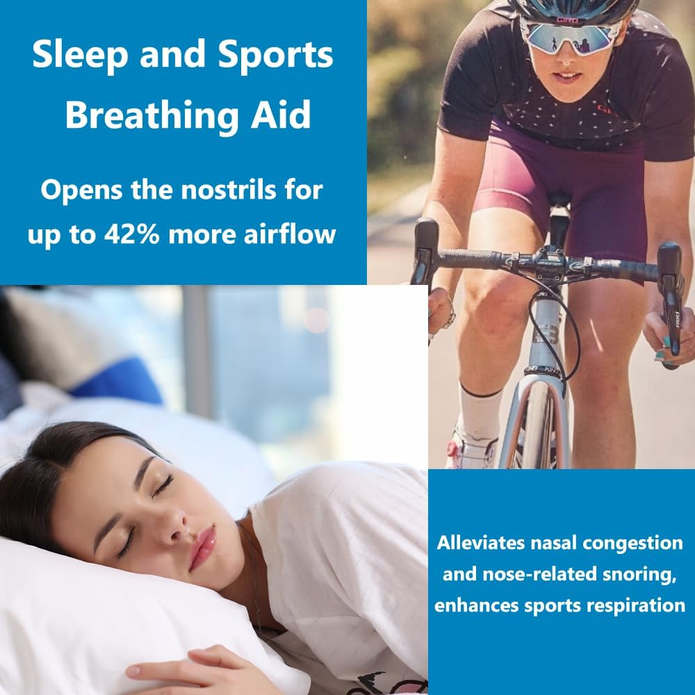 Woodyknows Super-Support Nasal Dilator for Snoring Aid, Improves Sleep and Sports Airflow, Breathe Better (Combo Pack XS/S/M/L)
