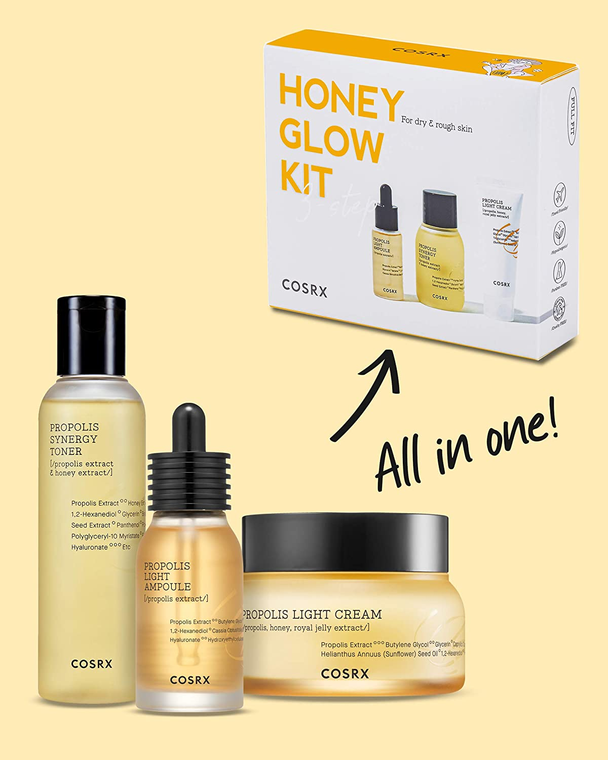 COSRX 3 Step Honey Glow Kit image number 3