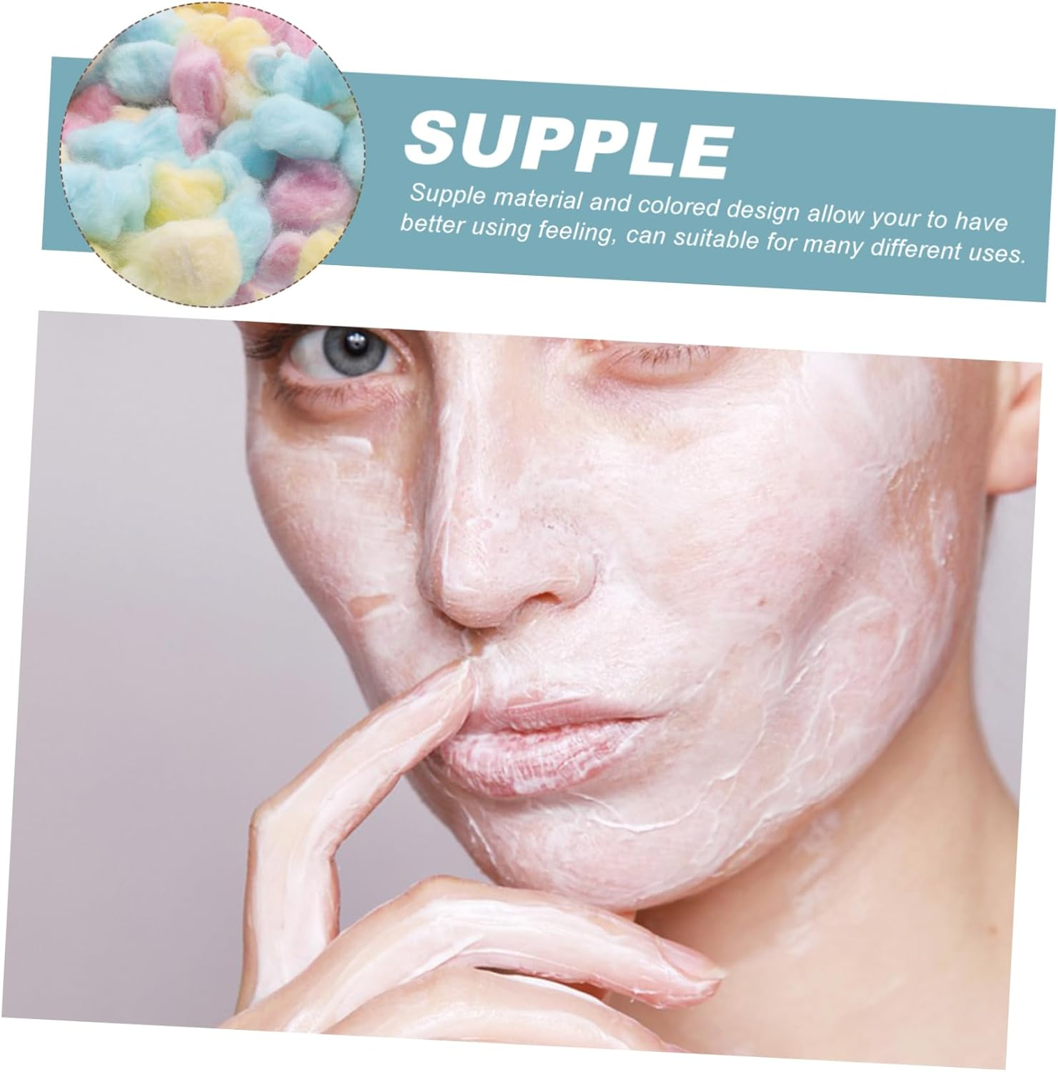 Cotton Balls Newborn Small for Face Cleansing Makeup Removal Care Essentials