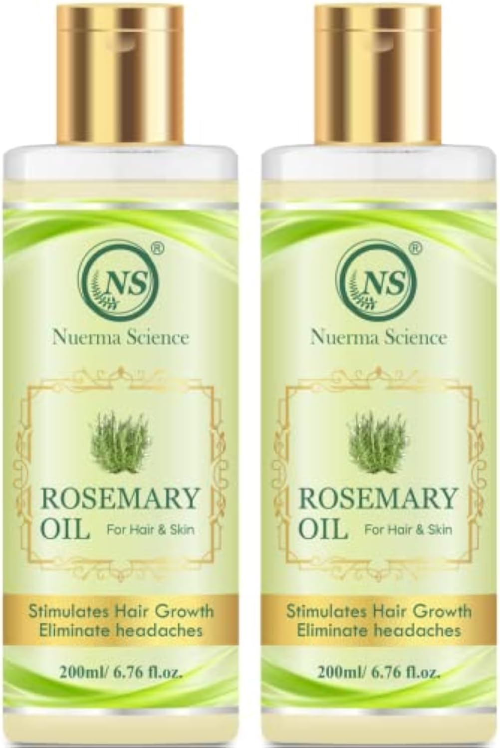 Nuerma Science Rosemary Oil for Hair 400 ML (Pack of 2, 200 ML Each) image number 3