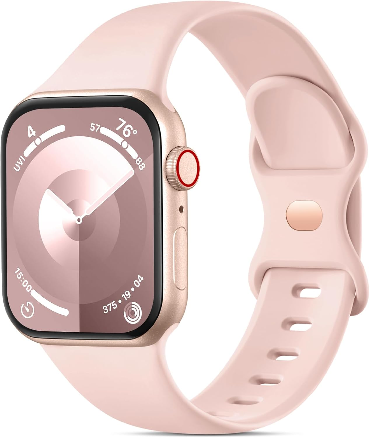 Ouwegaga Compatible with Apple Watch Band 38Mm 40Mm 41Mm 42Mm 44Mm 45Mm 46Mm 49Mm, Soft Silicone Sport Waterproof Strap for Apple Watch Series 11 10 9 8 7 6 5 4 3 2 1 SE Ultra 1 2 3 Women Men image number 1