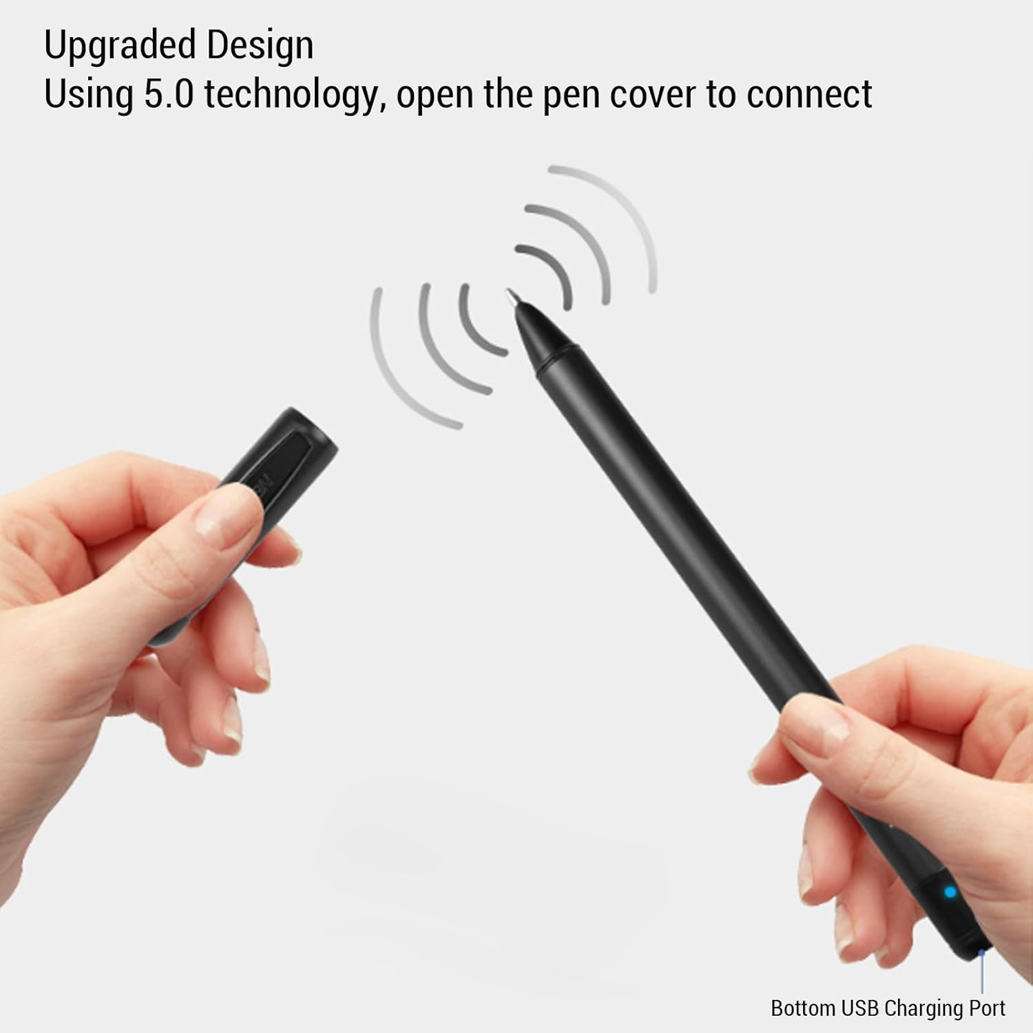 3 in 1 Digital Notebook with Smart Pen, Bluetooth Paper OCR Digital Pen, Real-Time Sync for Digitizing, Convert to Text, Storing, and Sharing Paper Notes (Black) image number 5