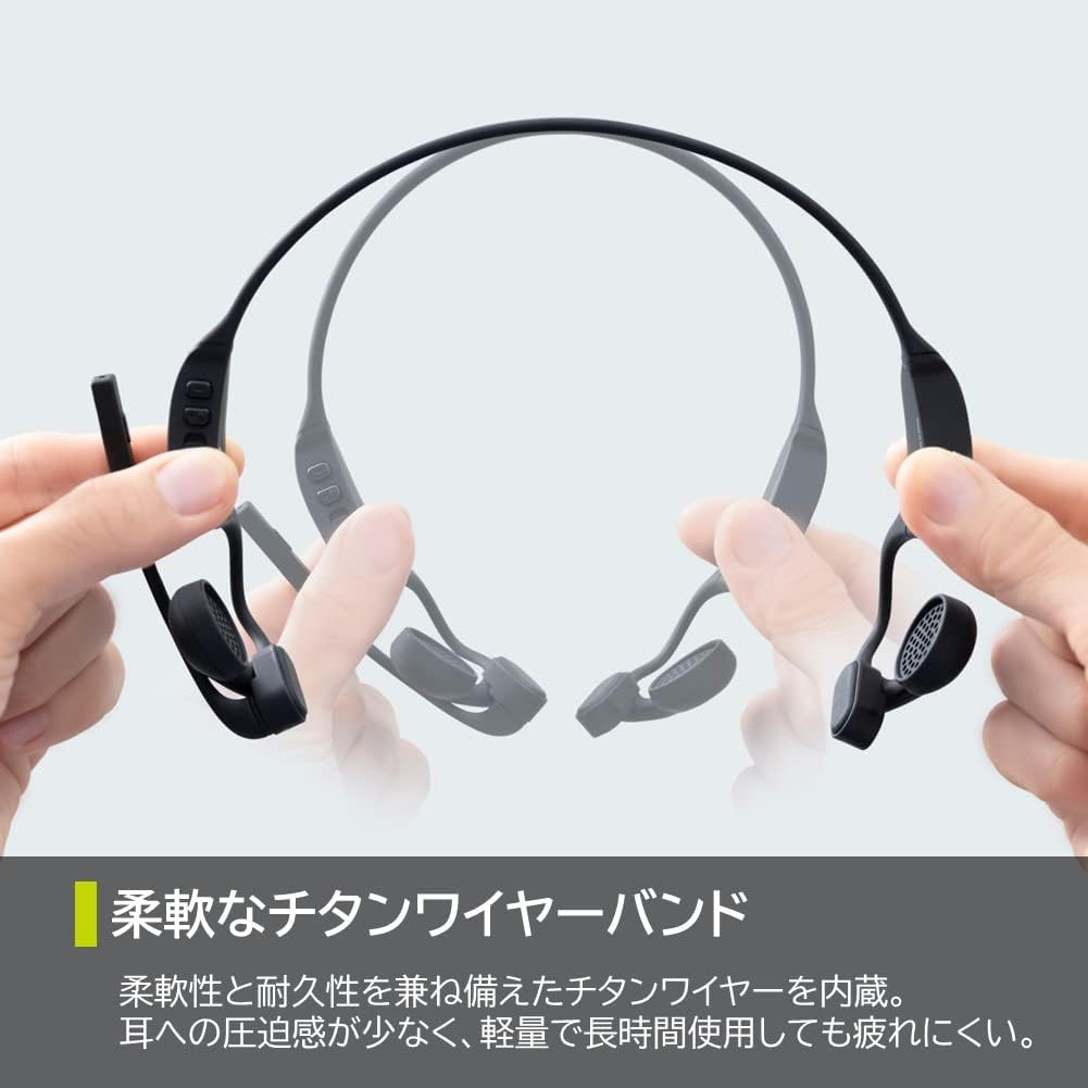 Kingjim CMM10 Black Earless Headset Call Meets Wireless Type image number 2