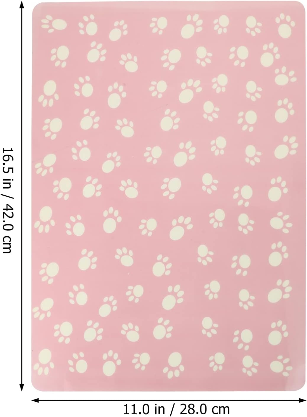 2Pcs Pet Feeding Mat Dogs Cats Non-Slip Placement Tray Cushion to Stop Food Water Bowl Messes on Floor for Home Pet Shop image number 4