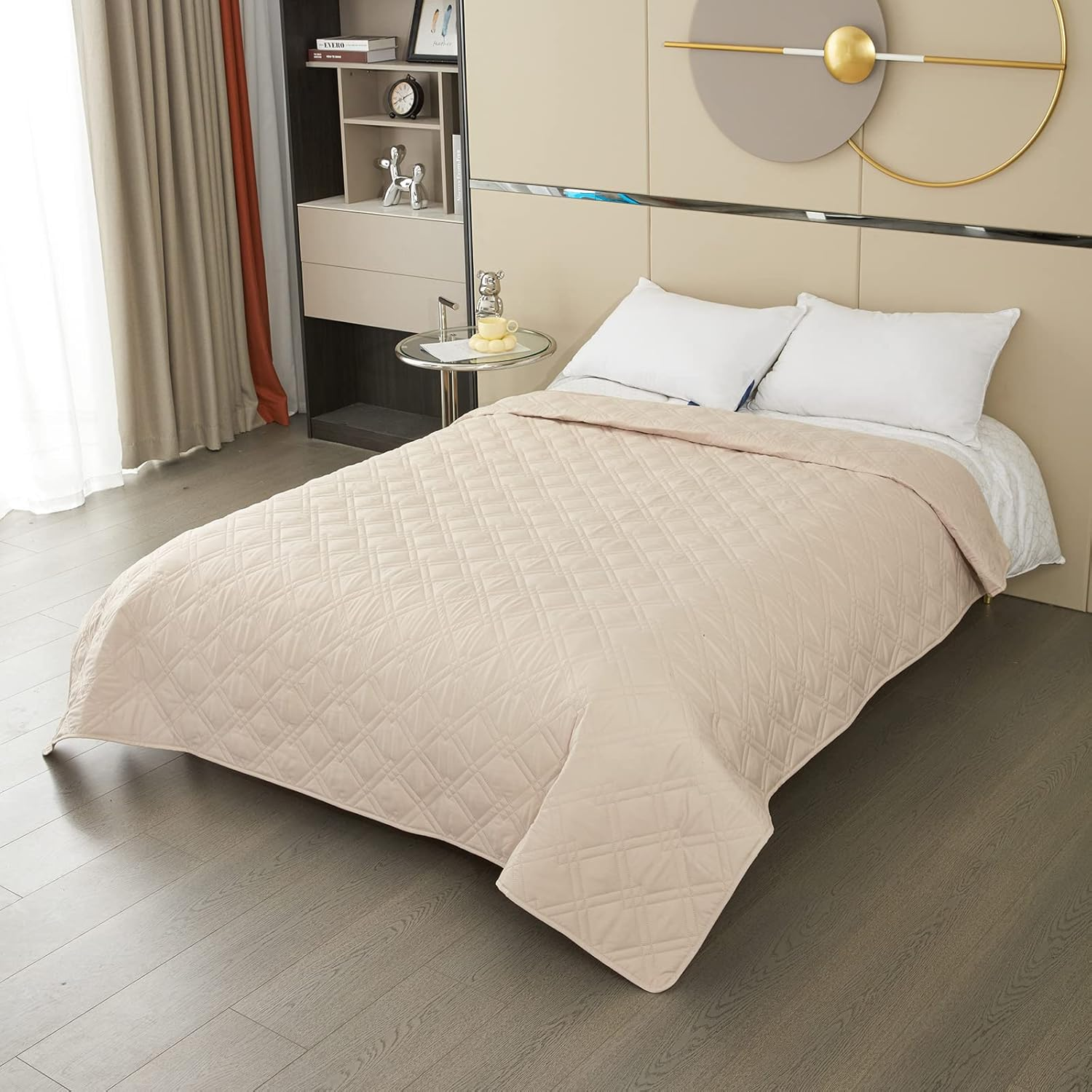 Waterproof Dog Bed Cover with Back Silicone Rubber Washable Pet Blanket Cover Anti-Slip Dog Couch Waterproof Protector Dog Bed Cover Couch Cover for Furniture Bed Couch Sofa 30&times;70In/52&times;82In