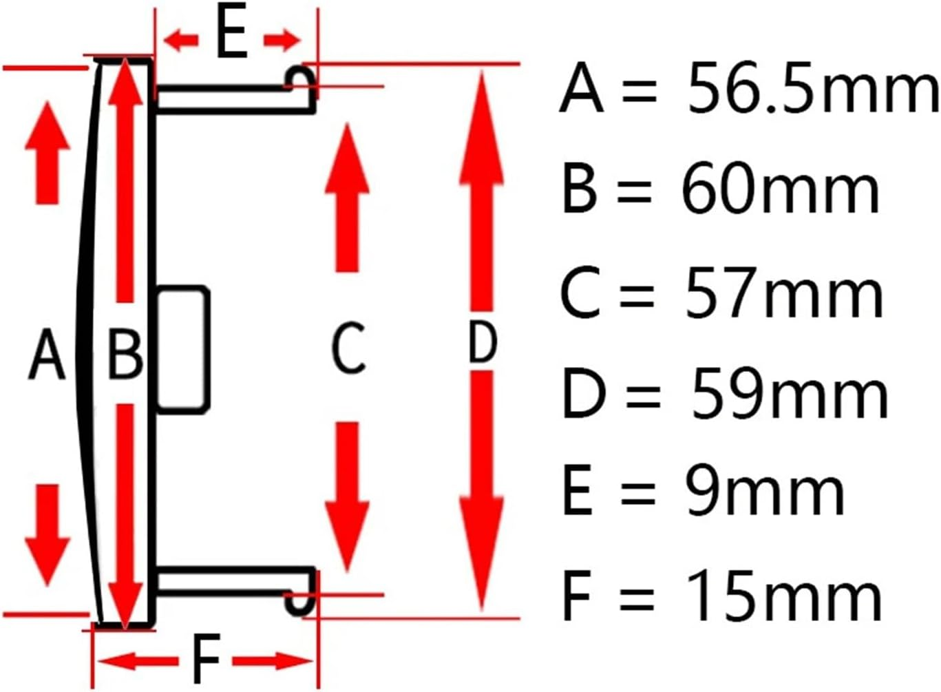 BWPEXZ 4Pcs 60Mm with 56Mm Aluminum+Resin 3D Carbon Fiber Pattern Logo Car Wheel Center Hub Cap Dust-Proof Cover Car Accessories