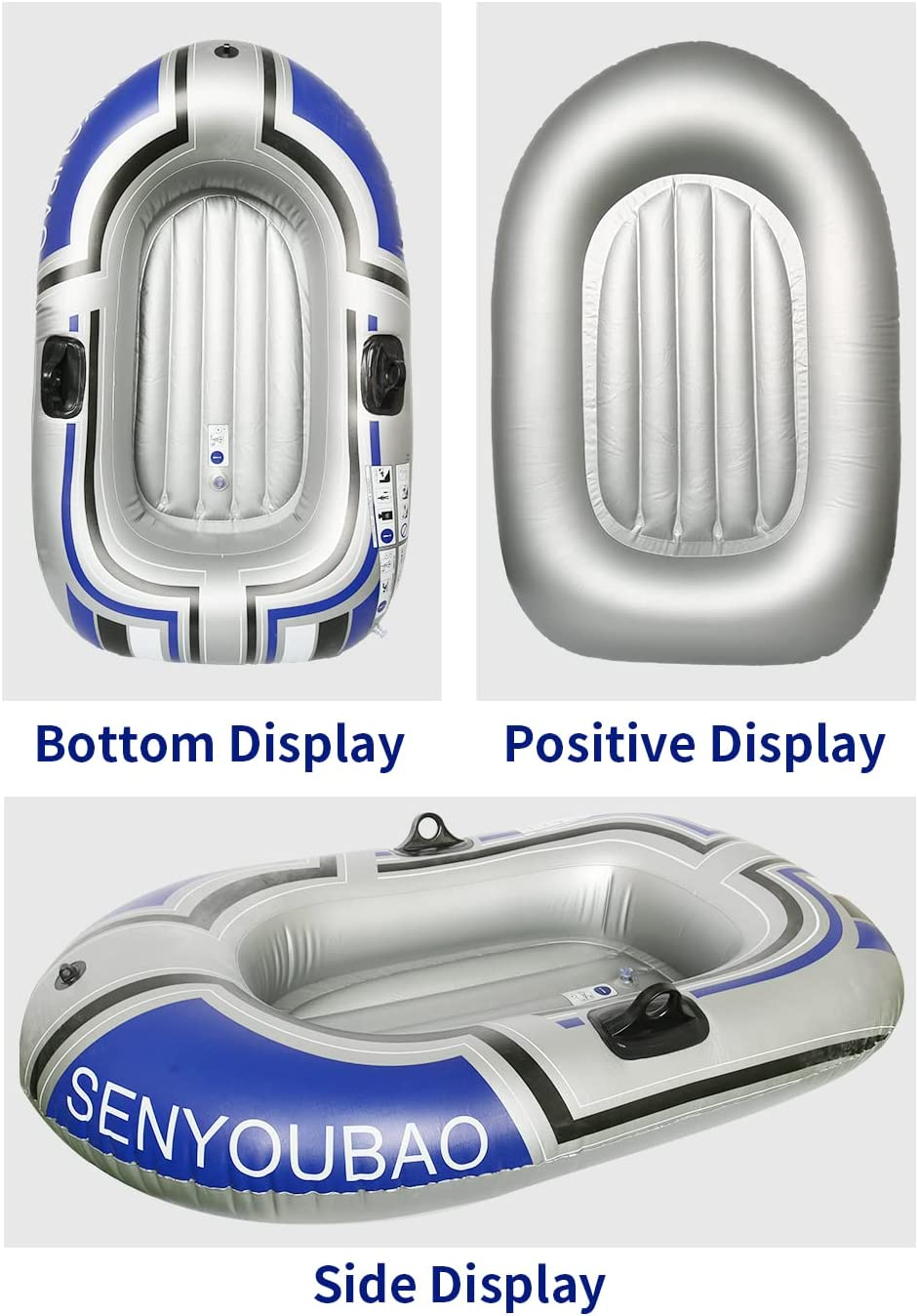 BESTHLS Inflatable Boat,Swimming Pool and Lake Inflatable Boat