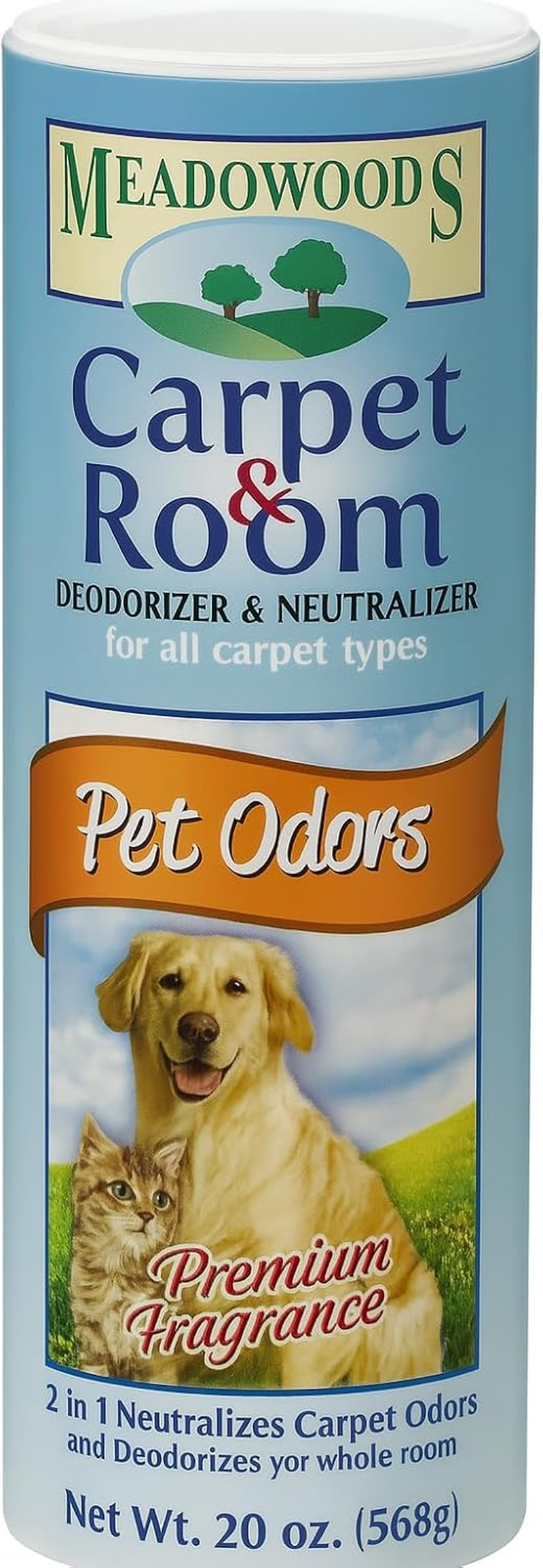 Pet Carpet Deodorizer Powder &ndash; Odour Eliminator & Room Freshener &ndash; Pet Safe Carpet Cleaner Solution 568G &ndash; Long Lasting Carpet Cleaning Powder &ndash; Safe for Pets & Kids &ndash; Vacuum Friendly Carpet Freshener image number 1