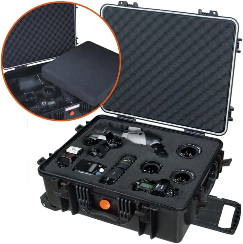 Vanguard Supreme 53F Indestructible, Customizable Carry Case, Black, (V319481)