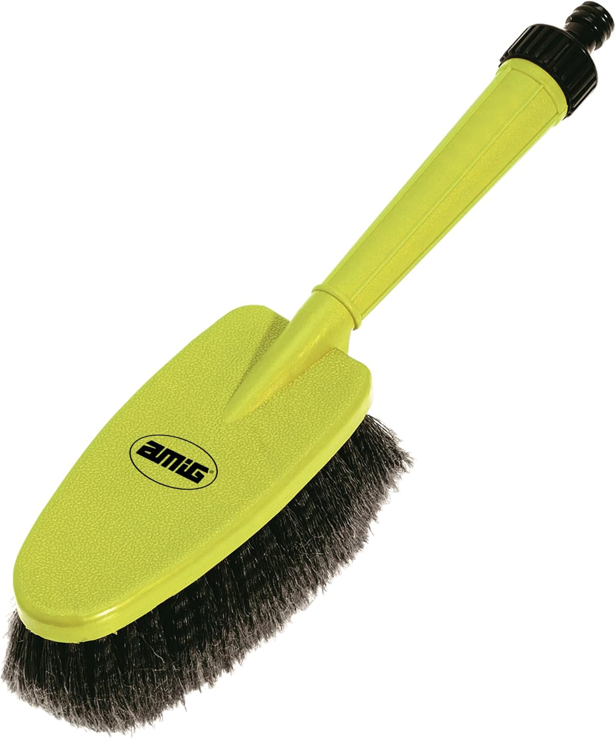 Amig - 150Mm Hose Brush with Soft Bristles for Sensitive Surfaces, Ideal for Hard to Reach Corners, ABS Plastic and Rubber, Pistachio Green image number 2