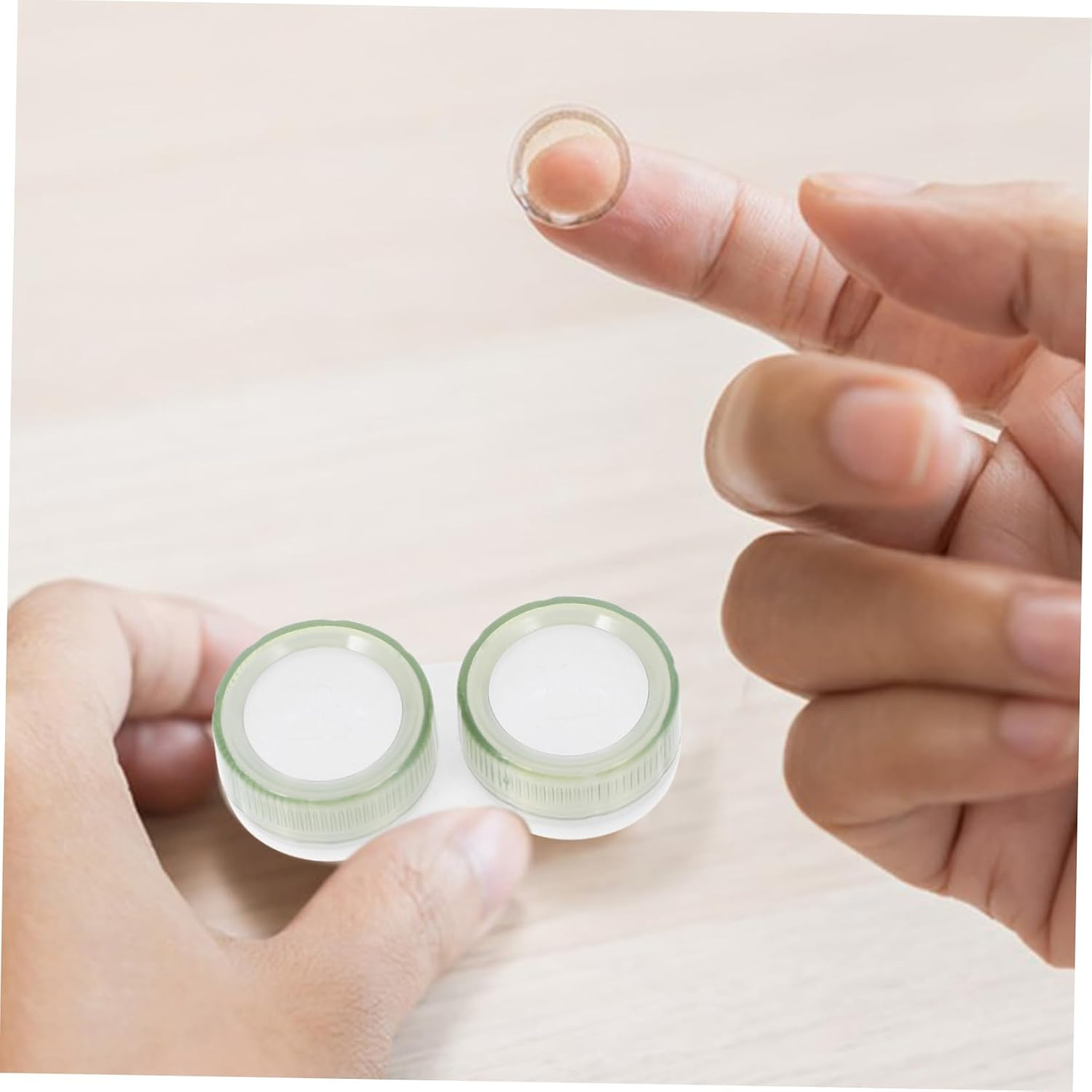 NULYLU Travel Holder Small Case for Lens Makeup Holder Practical Contact Organizer Packing Box image number 3