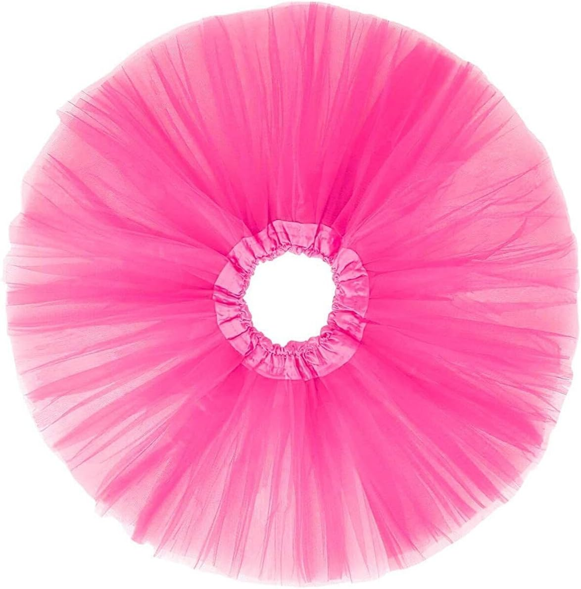 Women Adults Girls Elegant Polyester Tutu Skirt Princess Dressup Party Costume Ballet Dancewear - 3-Layer Design, Adjustable Waist - Adult and Kids Sizes Purple image number 3