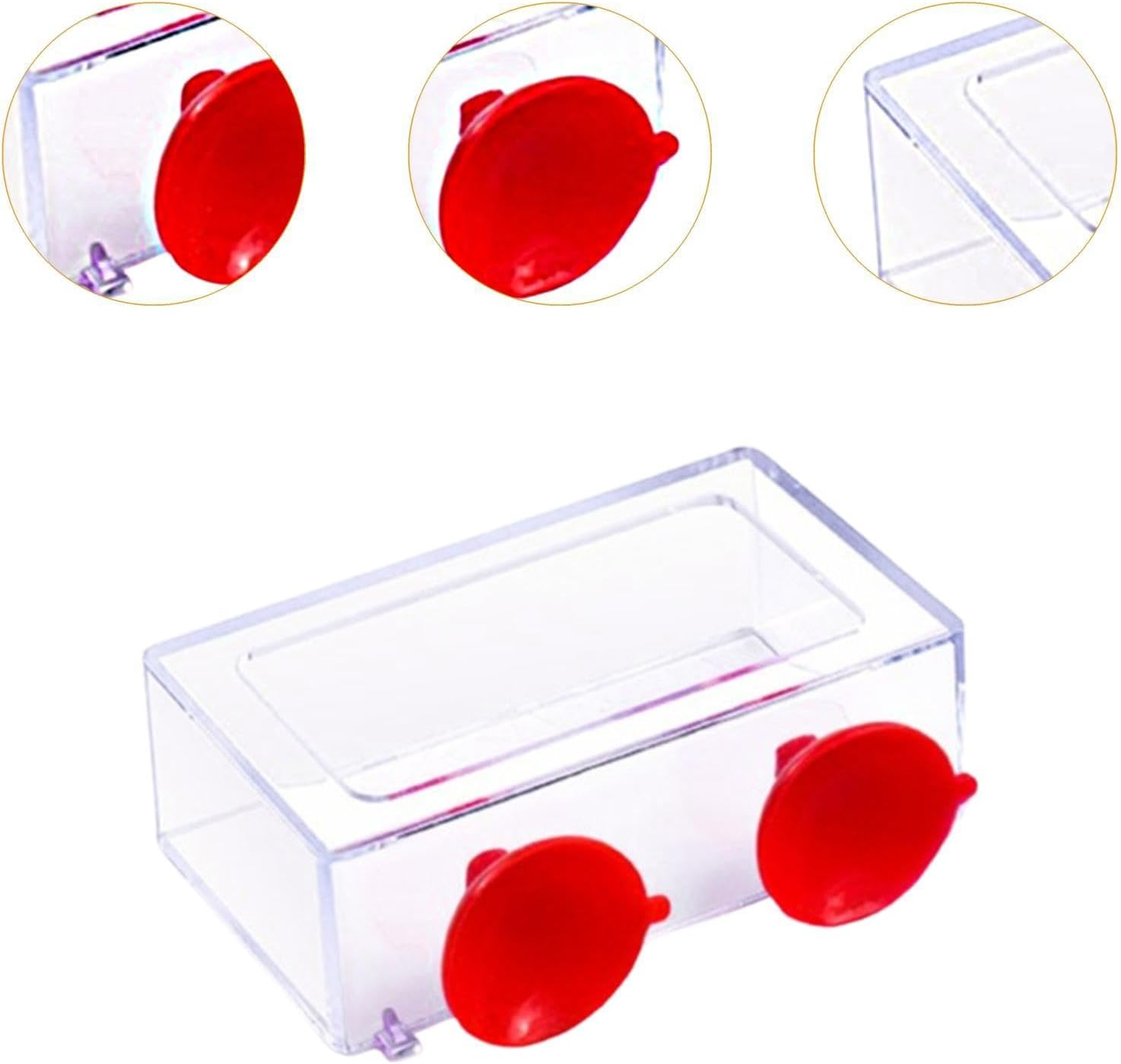 B Baosity Fish Feeding Ring Aquatic Turtle Aquarium Accessories,Turtle Feeding Ring Float Food Feeder, S image number 3