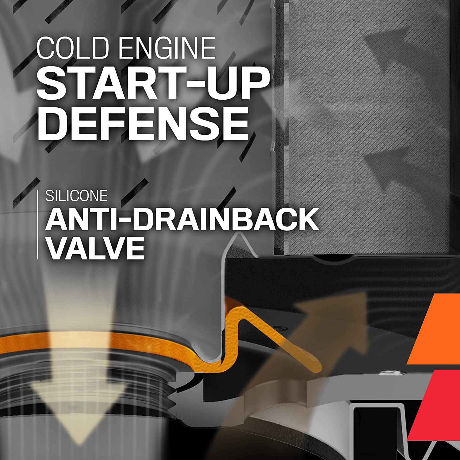 K&N HP-6001 Premium Oil Filter for 2004 IC Corporation 1000 SC 7.3L V8 Diesel image number 2